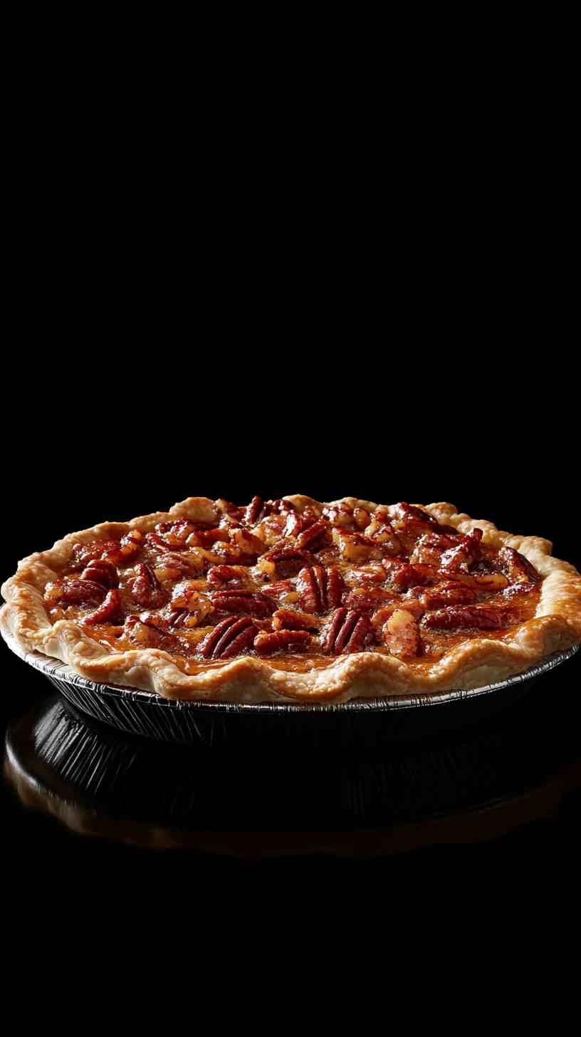 Candied Bacon Bourbon Pecan Pie