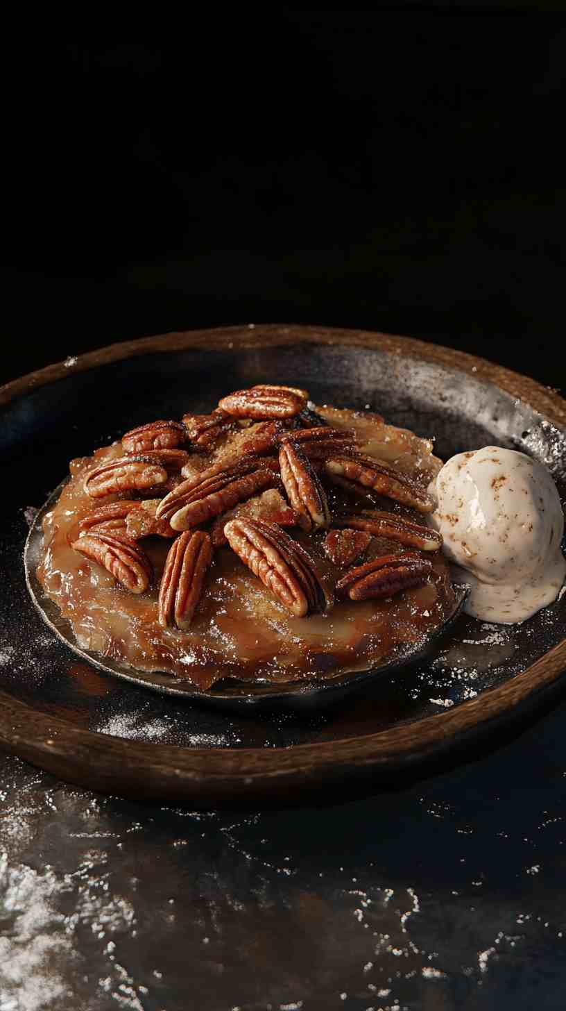 Candied Bacon Bourbon Pecan Pie
