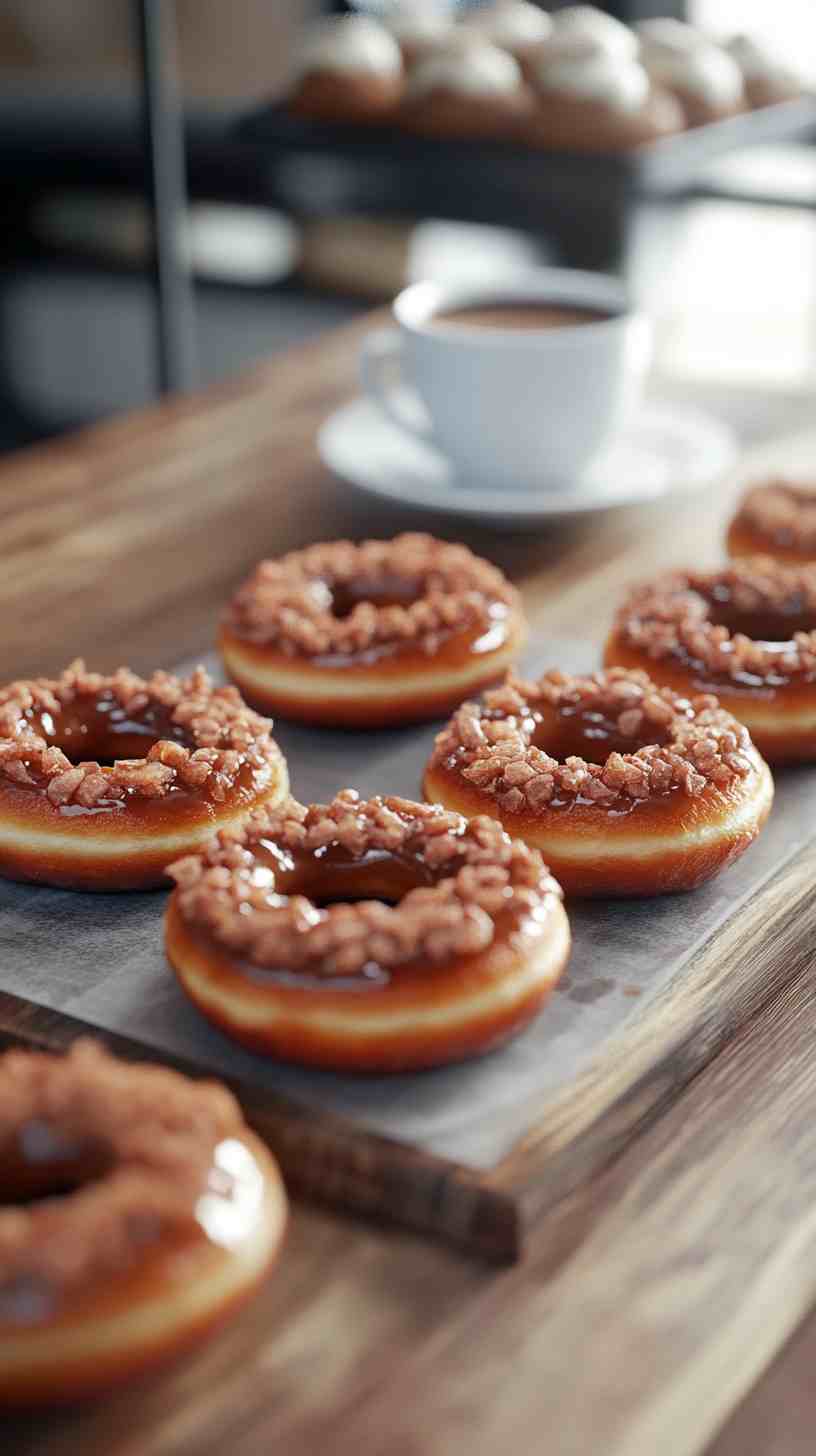 Candied Pork Belly Donuts