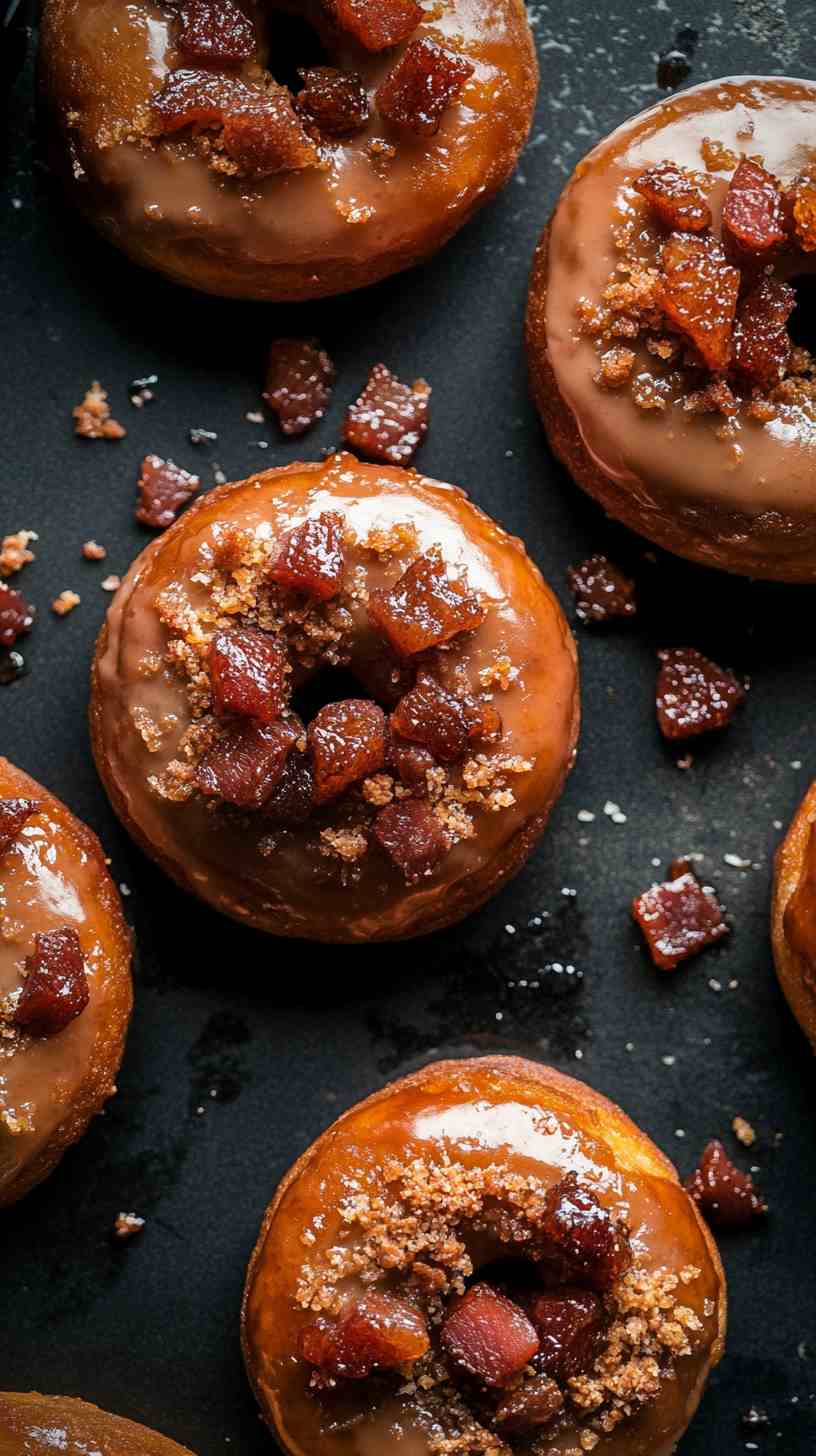 Candied Pork Belly Donuts