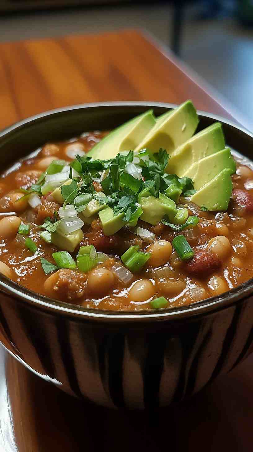 Cannellini Bean Chili with Smoky Chipotle