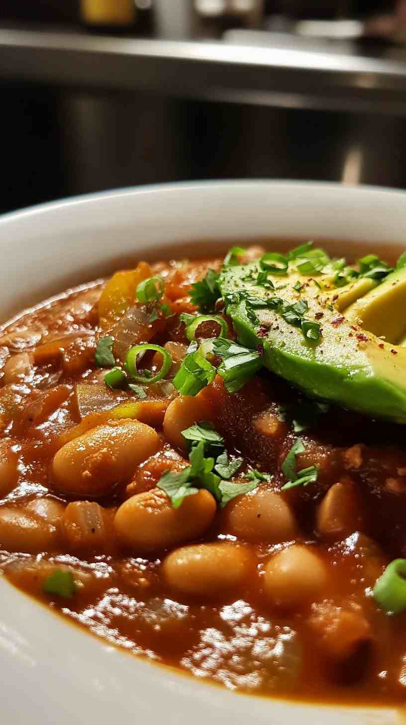 Cannellini Bean Chili with Smoky Chipotle