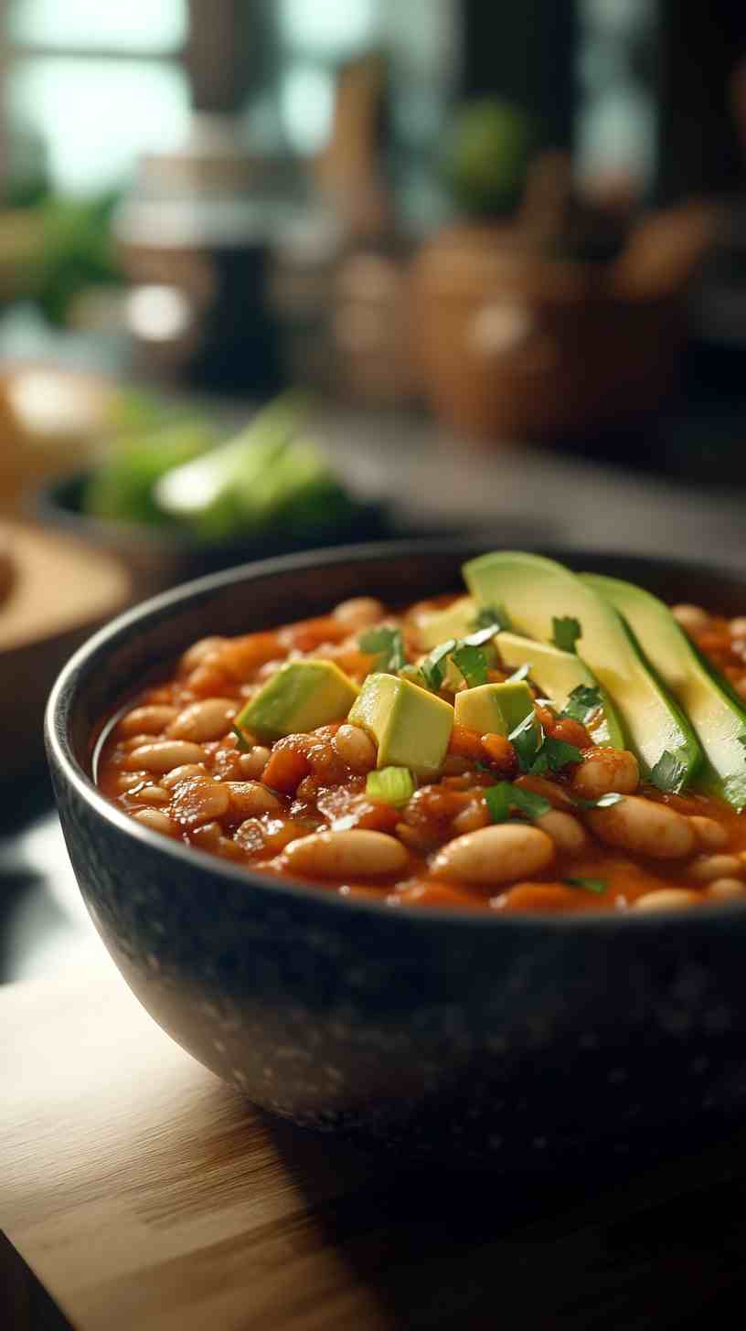 Cannellini Bean Chili with Smoky Chipotle