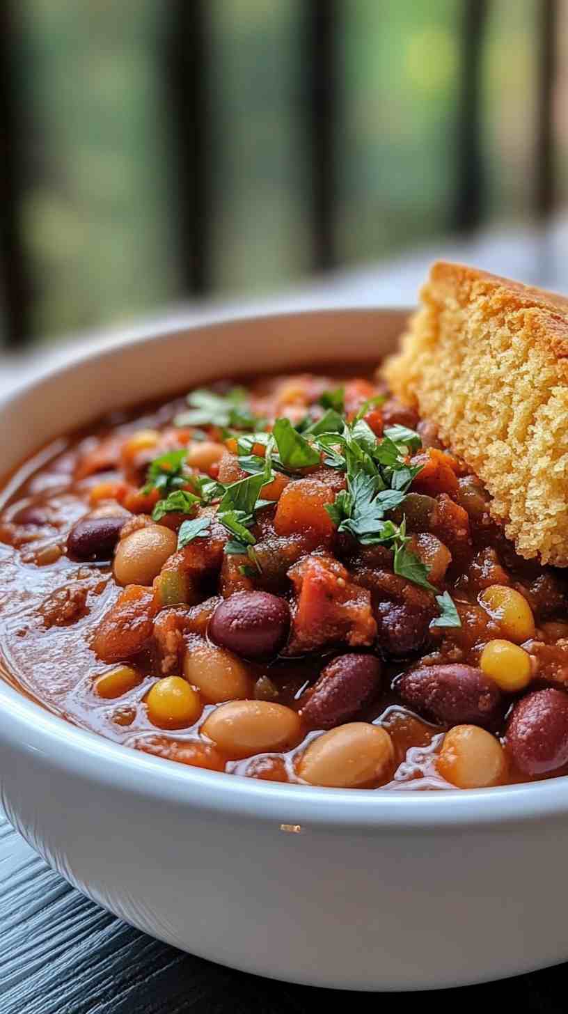 Cannellini Bean Chili with Smoky Chipotle