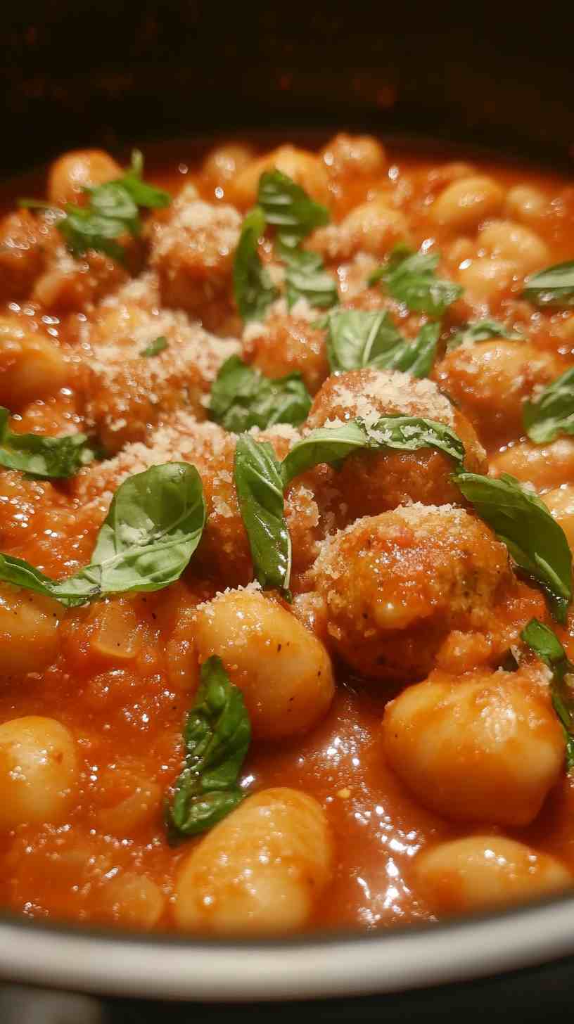 Cannellini Bean Meatballs in Tomato Sauce