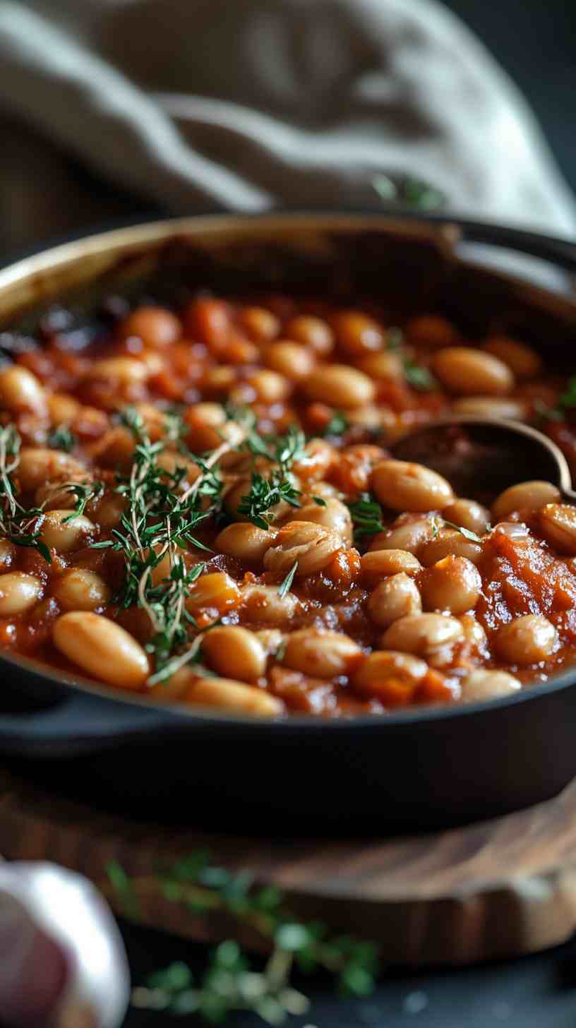 Cannellini Bean Meatballs in Tomato Sauce