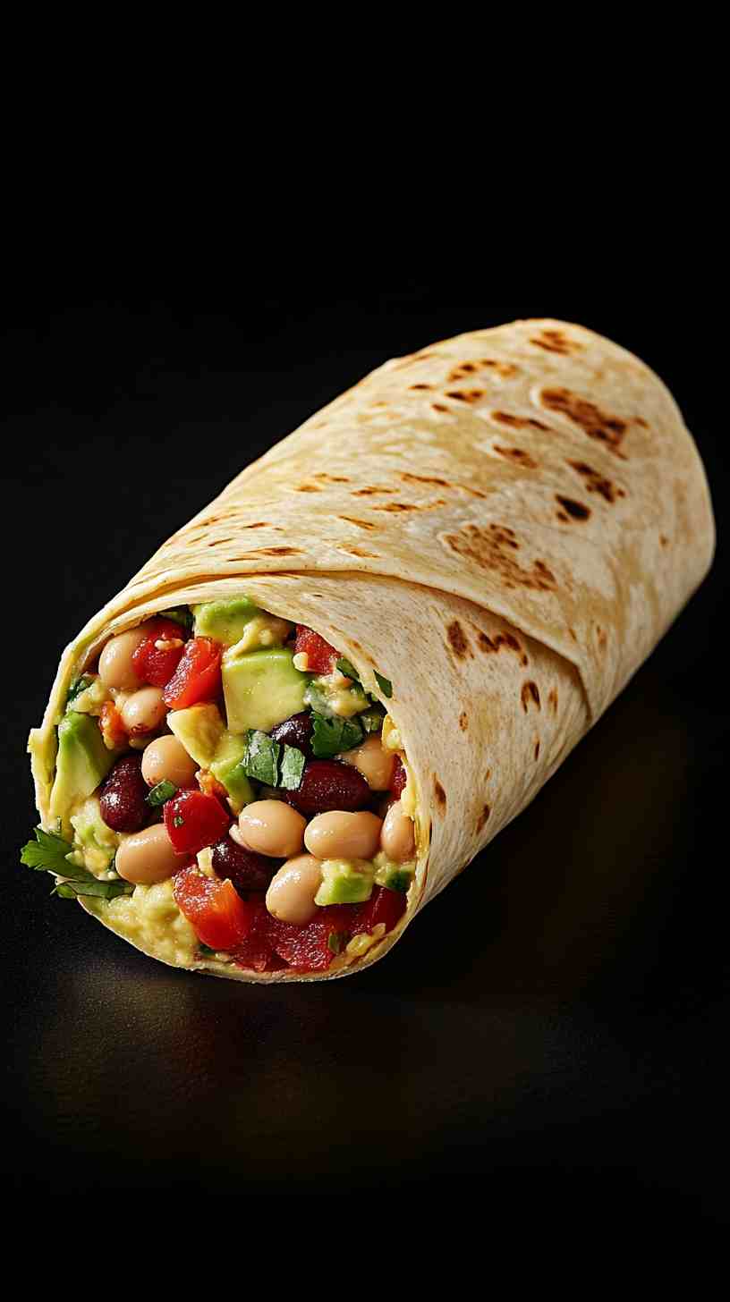 Cannellini Bean and Avocado Wraps