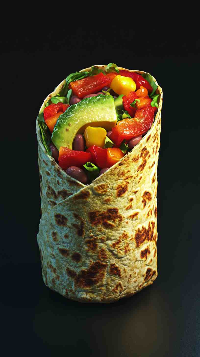 Cannellini Bean and Avocado Wraps