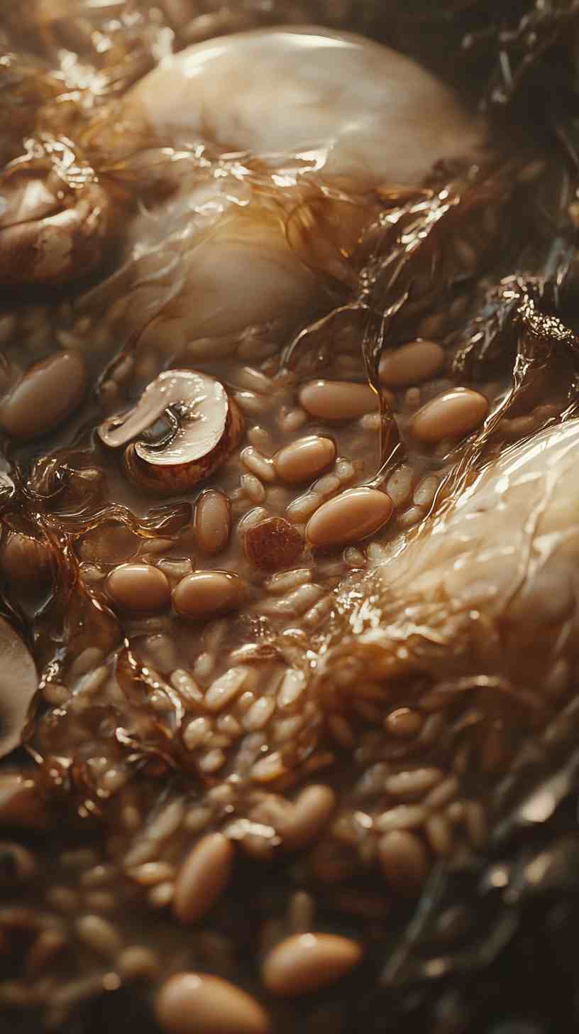Cannellini Bean and Mushroom Risotto