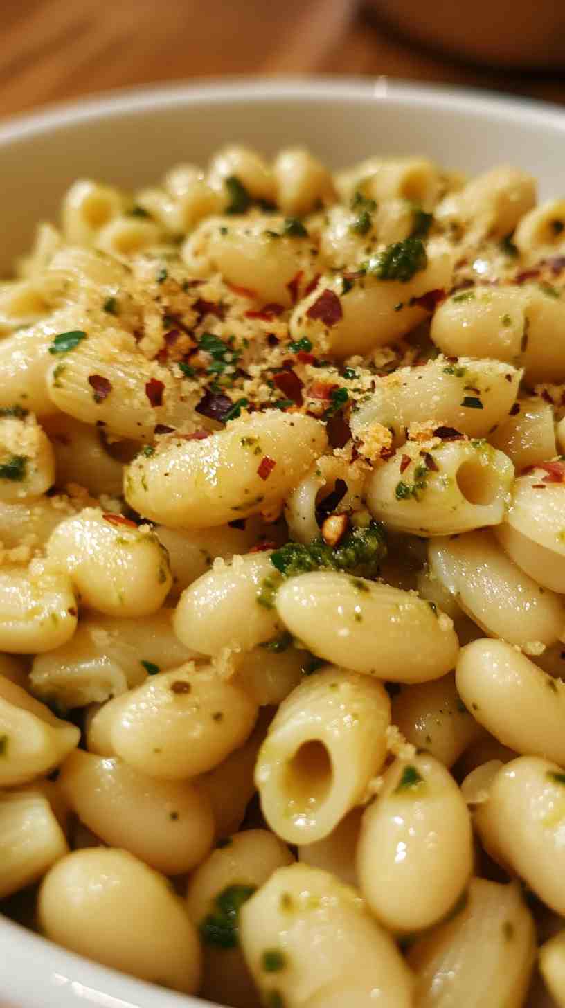 Cannellini Bean and Pesto Pasta