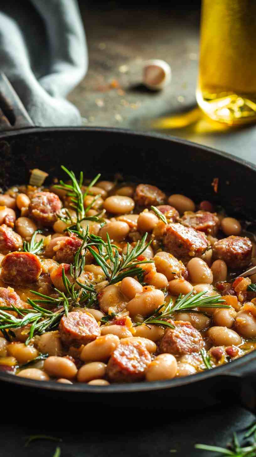 Cannellini Bean and Sausage Skillet