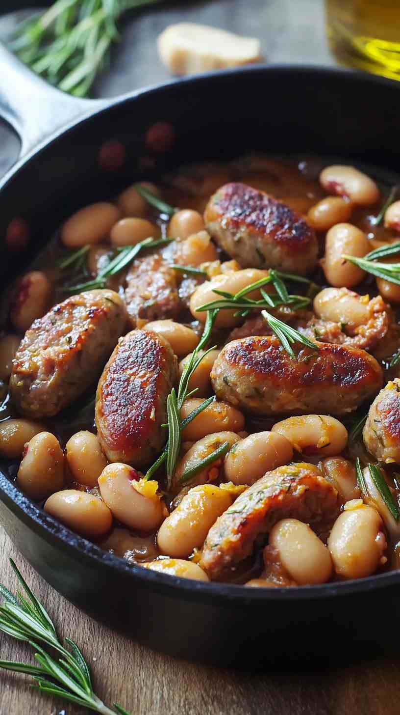 Cannellini Bean and Sausage Skillet