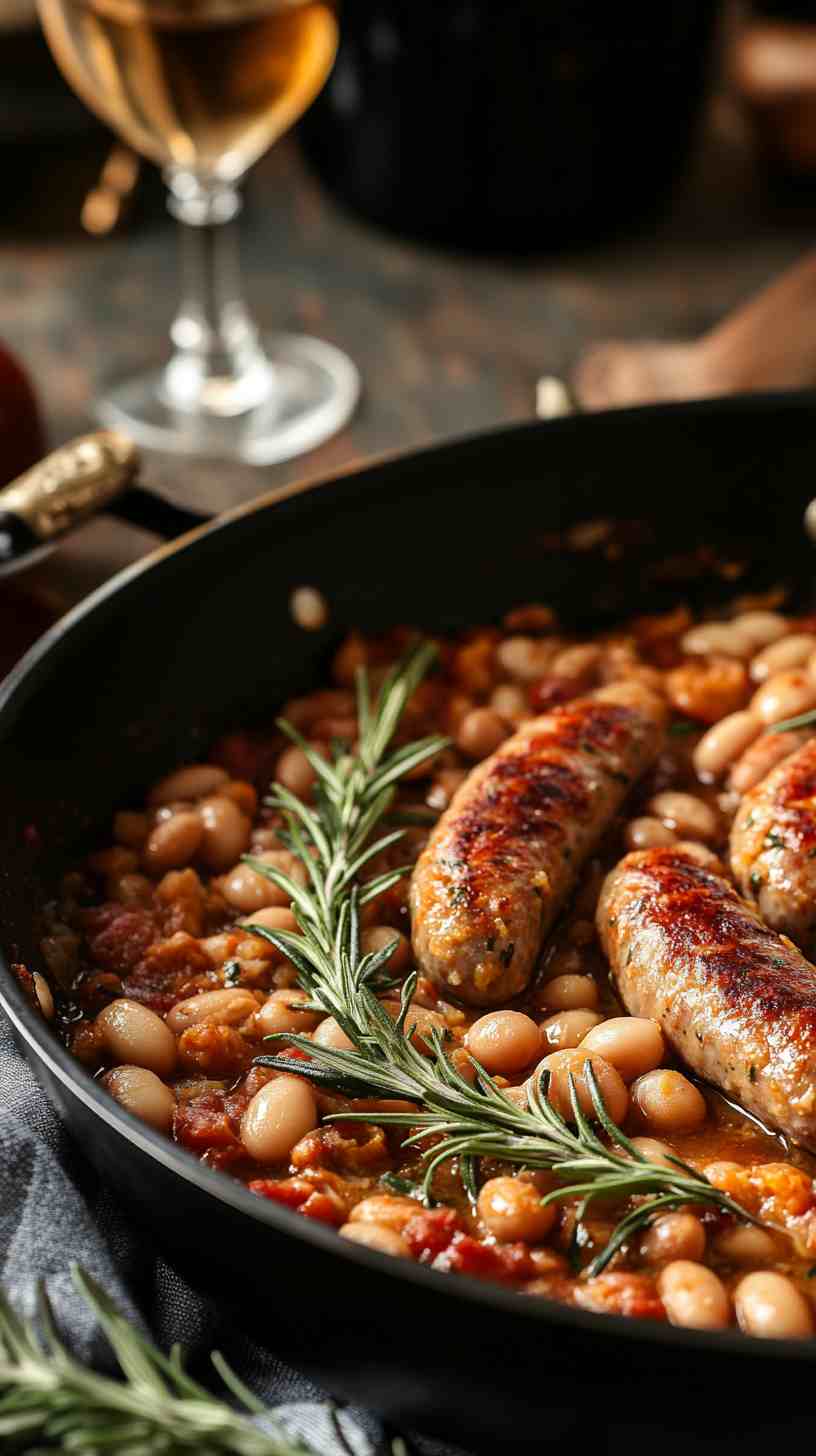 Cannellini Bean and Sausage Skillet