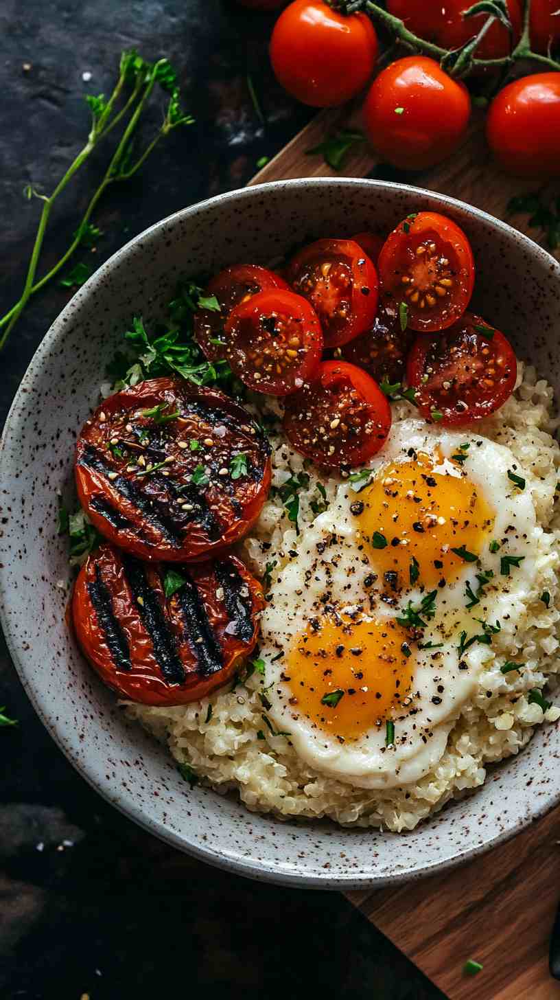 Cauliflower Rice Breakfast Bowl