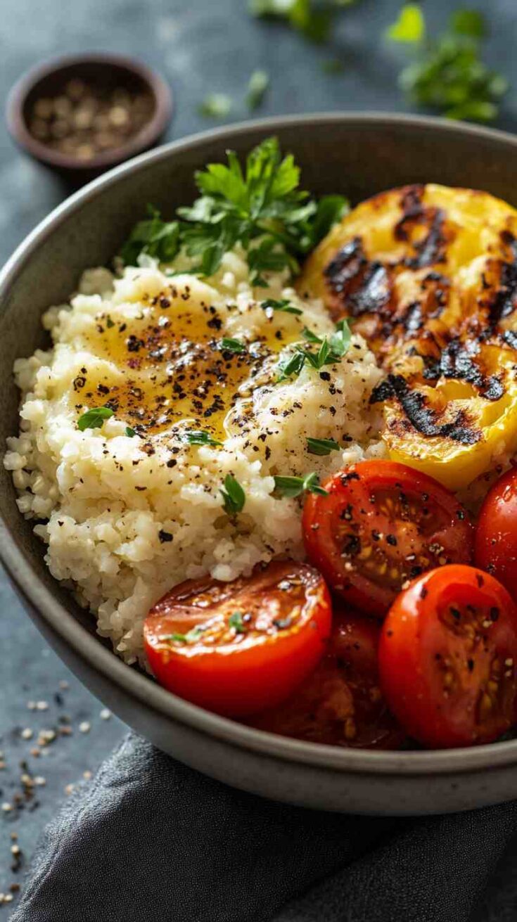 Cauliflower Rice Breakfast Bowl