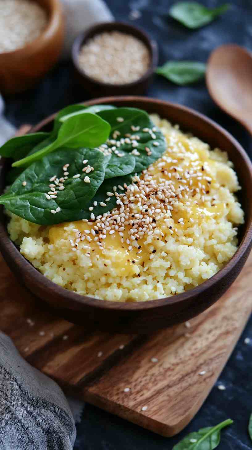 Cauliflower Rice Breakfast Bowl