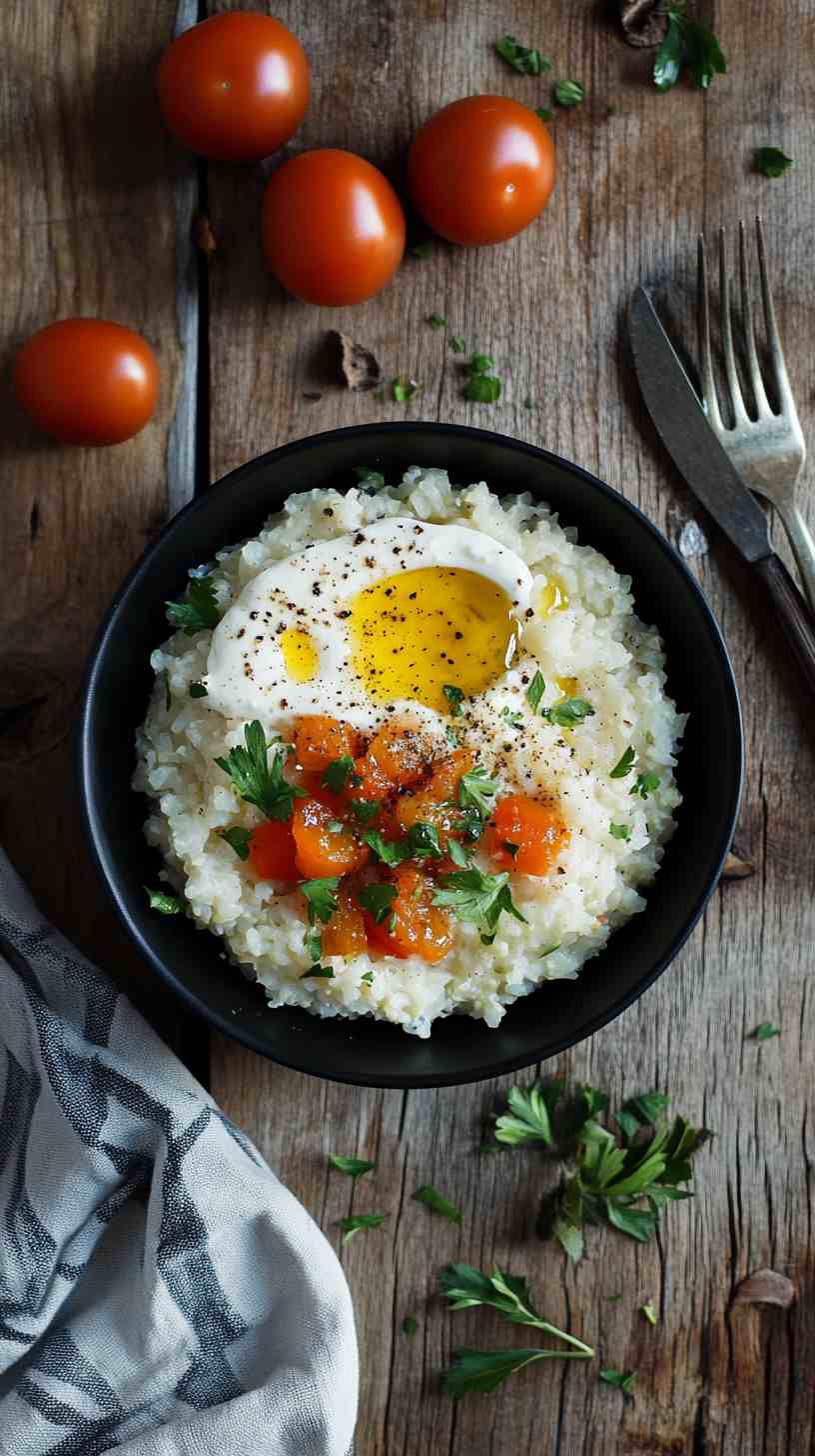 Cauliflower Rice Breakfast Bowl