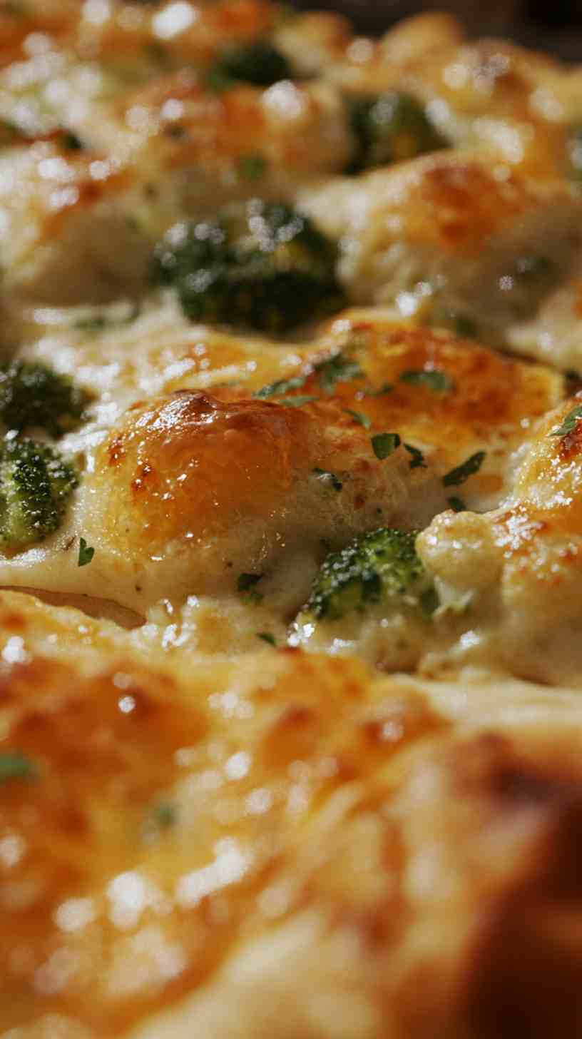 Cauliflower and Broccoli Cheese Bake