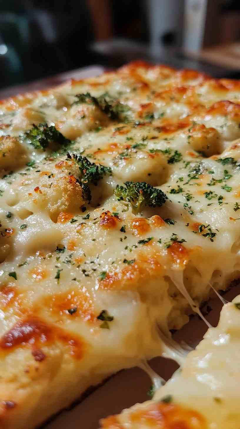 Cauliflower and Broccoli Cheese Bake