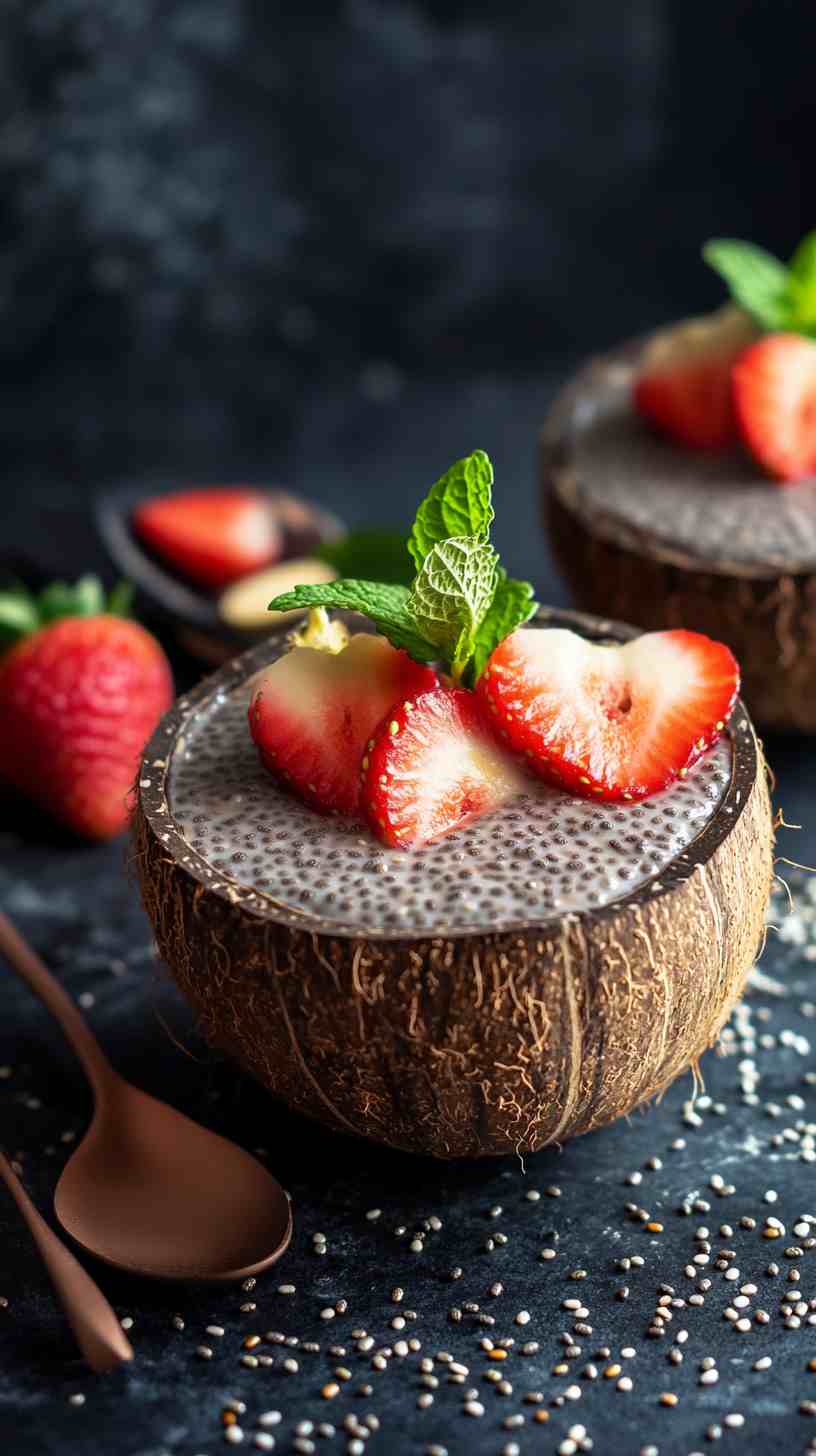 Chia Pudding with Almond Butter