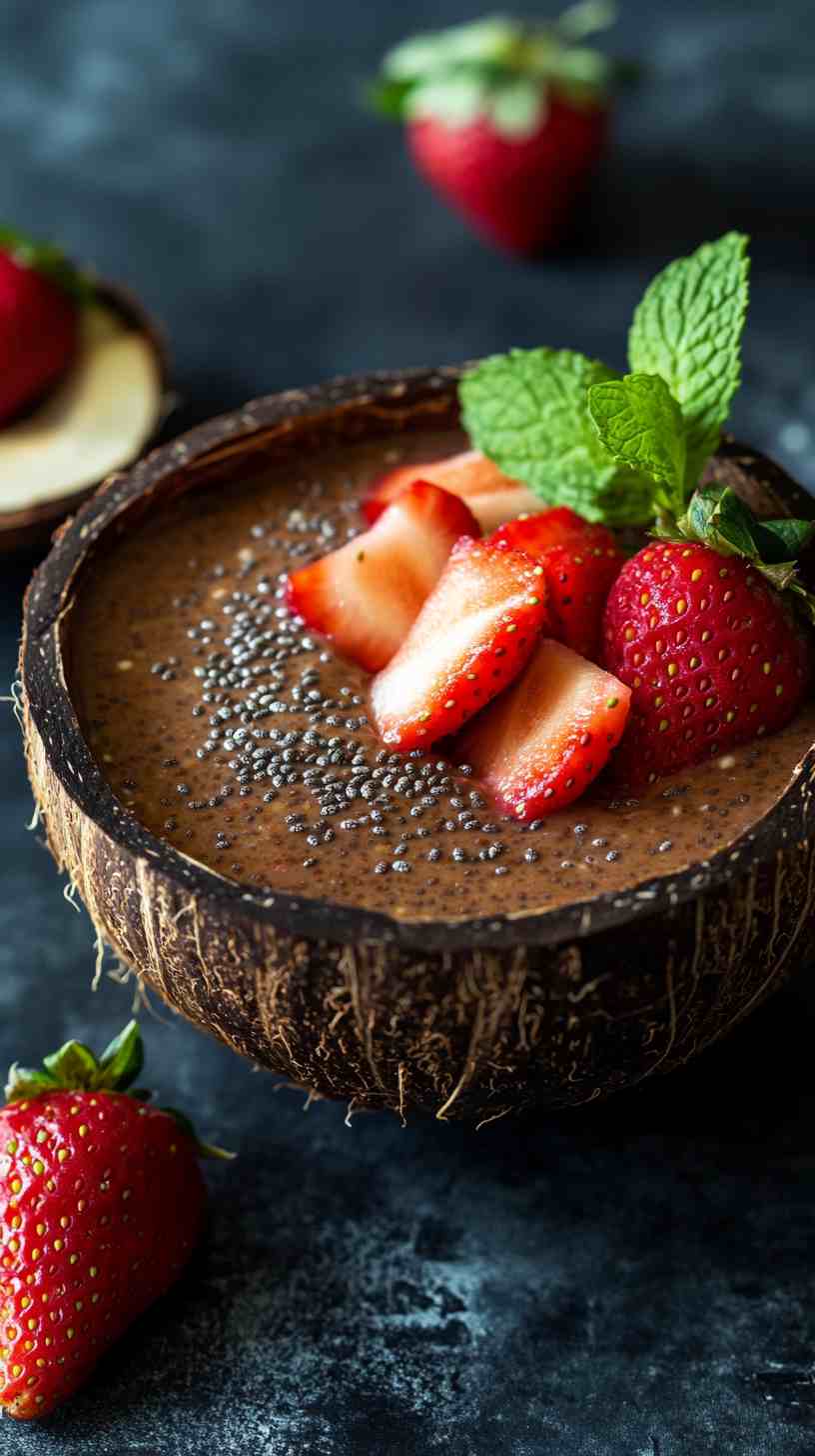 Chia Pudding with Almond Butter