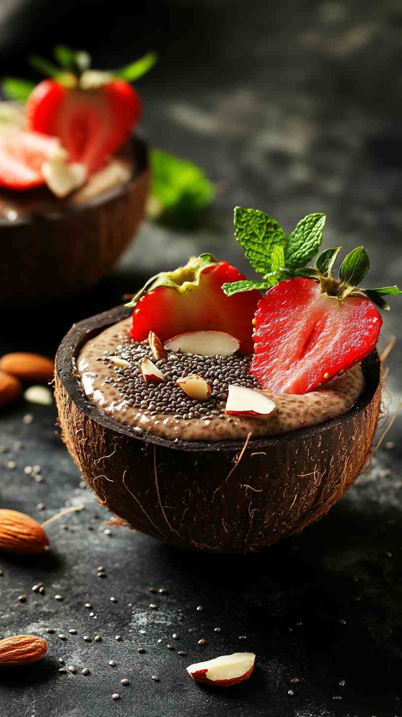 Chia Pudding with Almond Butter