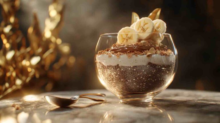 Chia Pudding with Almond Butter