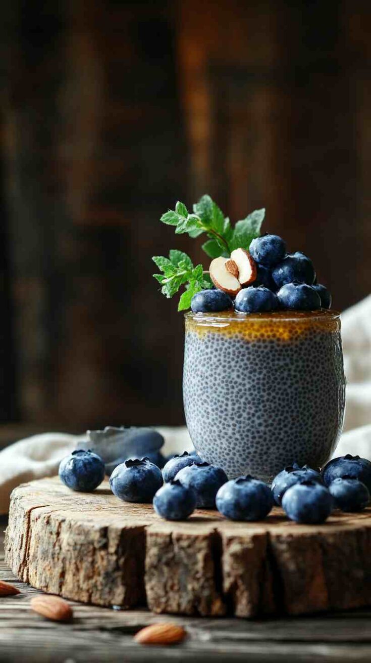 Chia Pudding with Almond Butter