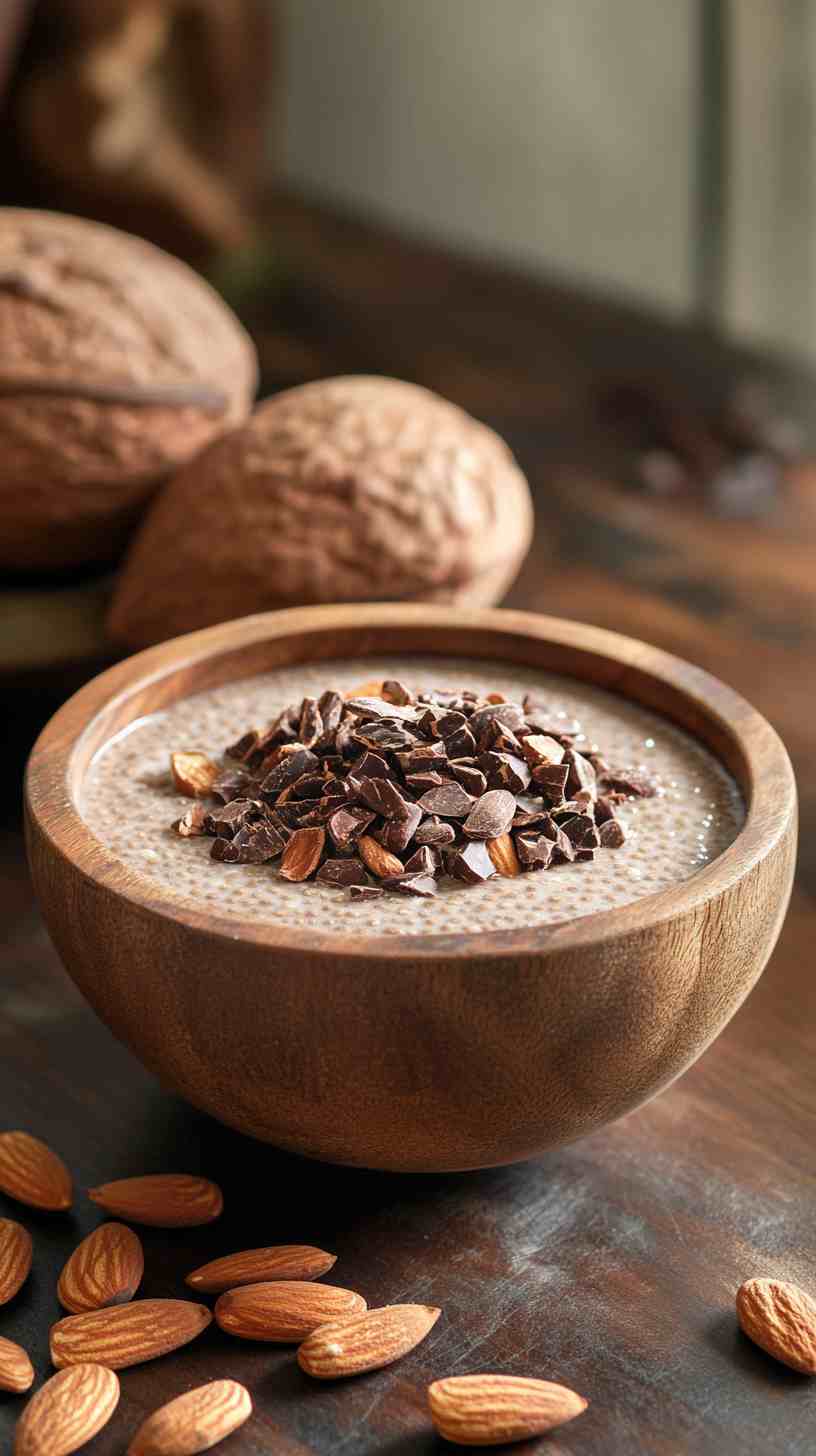 Chia Pudding with Almond Butter