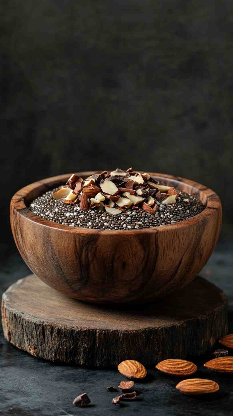 Chia Pudding with Almond Butter