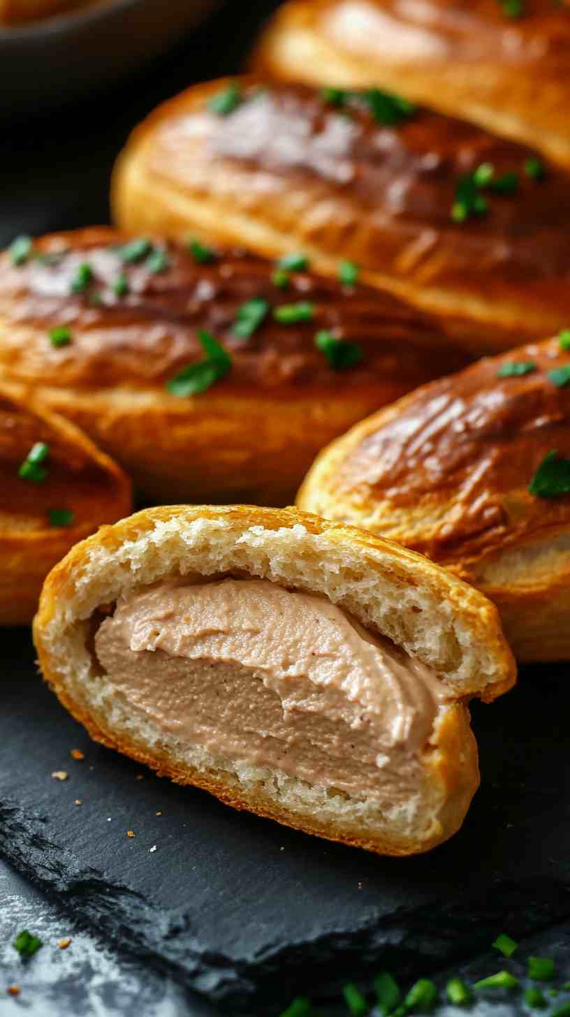 Chicken Liver Mousse Éclairs