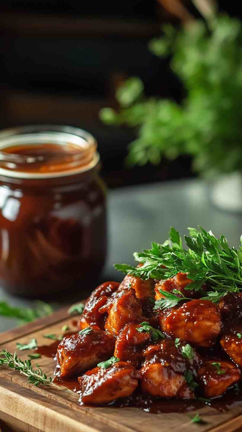 Classic Crockpot BBQ Chicken with Homemade Sauce