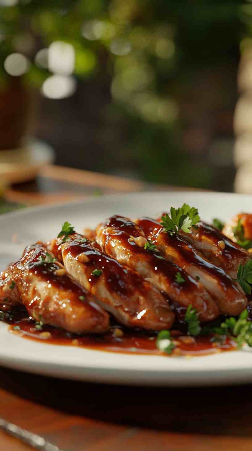 Classic Crockpot BBQ Chicken with Homemade Sauce