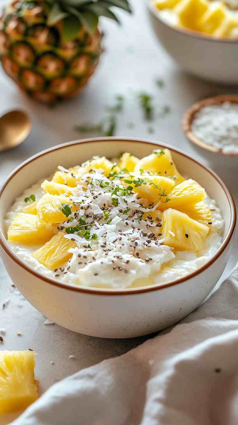 Cottage Cheese & Pineapple Energy Bowl Gym Meal