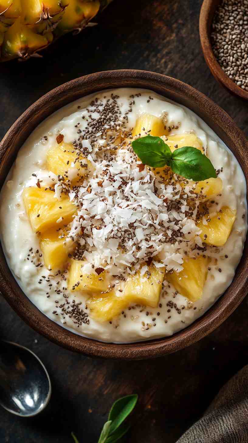 Cottage Cheese & Pineapple Energy Bowl Gym Meal