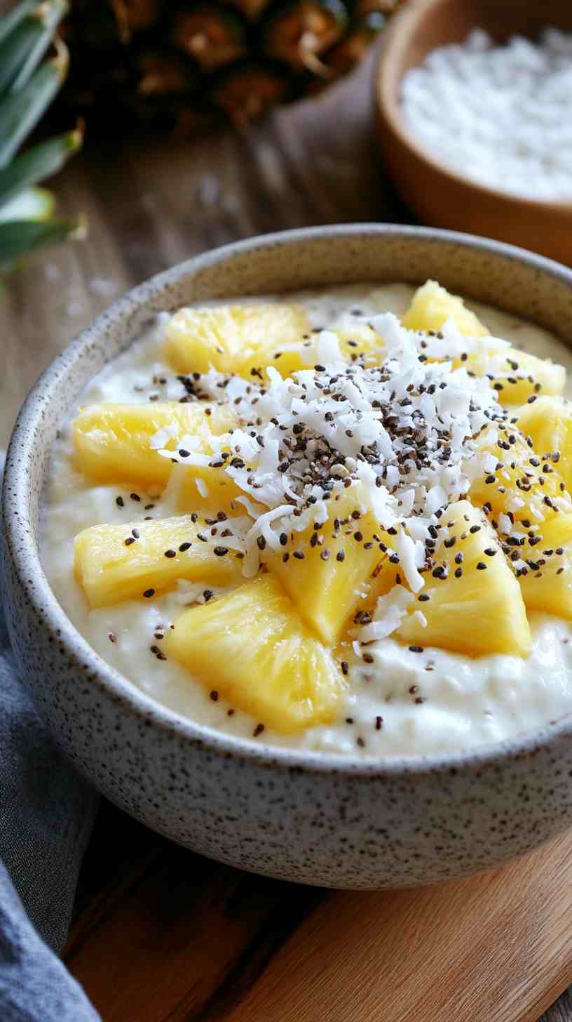 Cottage Cheese & Pineapple Energy Bowl Gym Meal