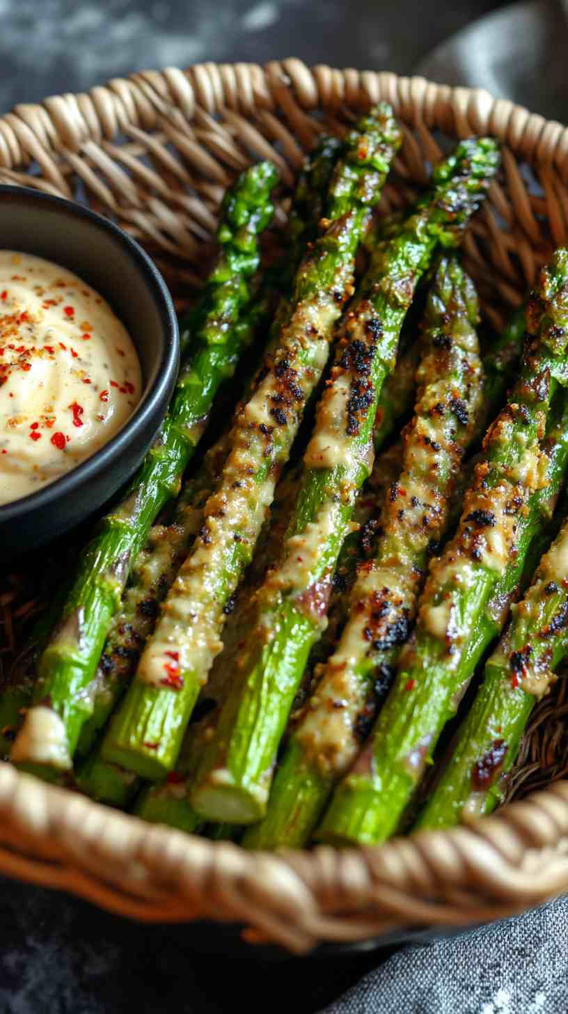 Crispy Air Fryer Asparagus Spears