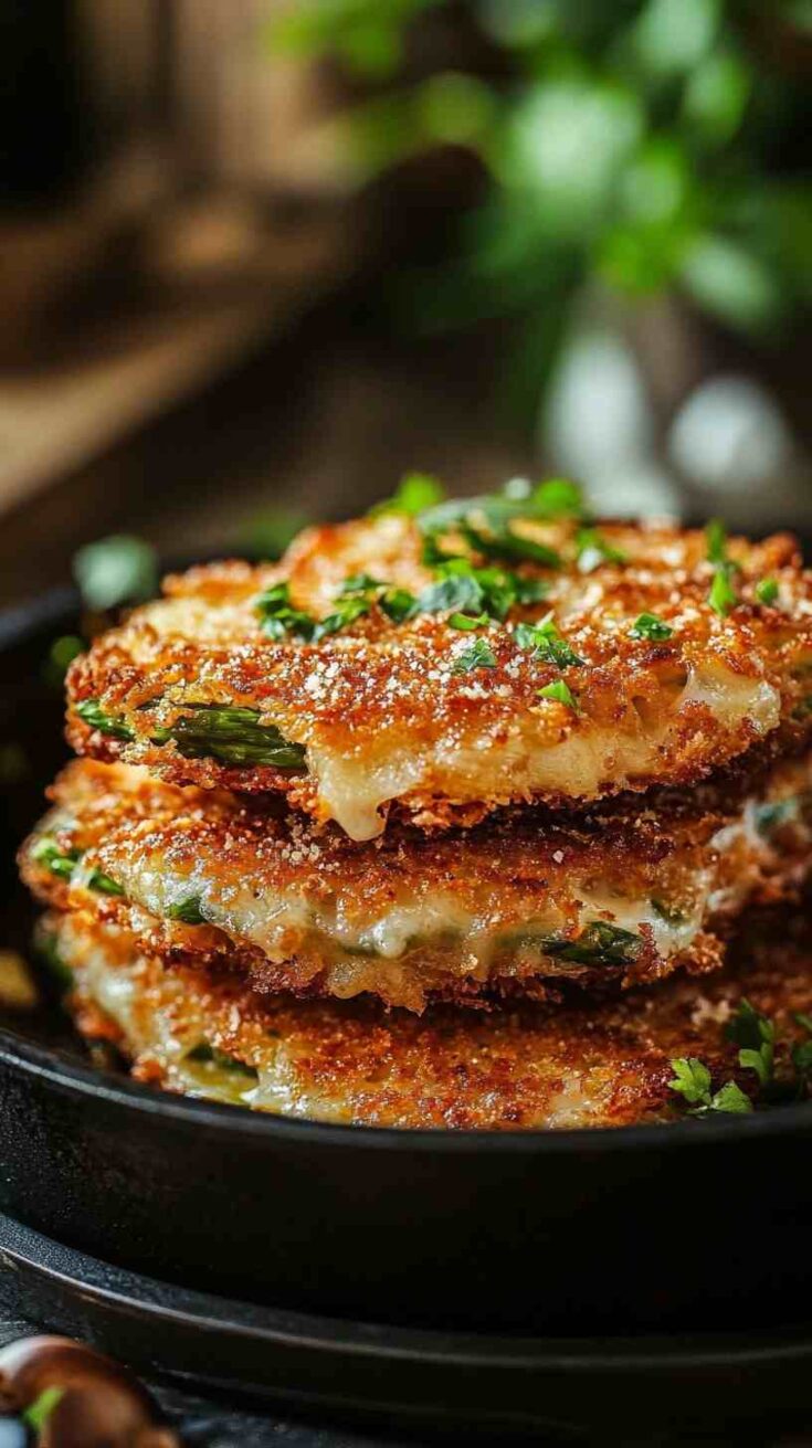 Crispy Air Fryer Asparagus with Parmesan Crust