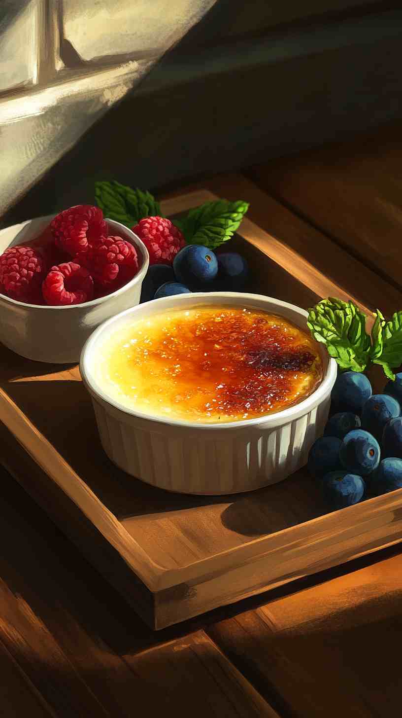 Duck Egg Crème Brûlée
