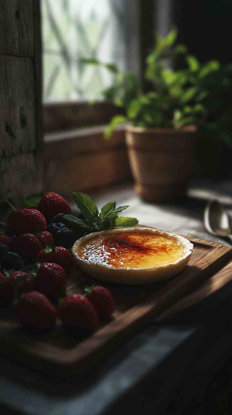 Duck Egg Crème Brûlée