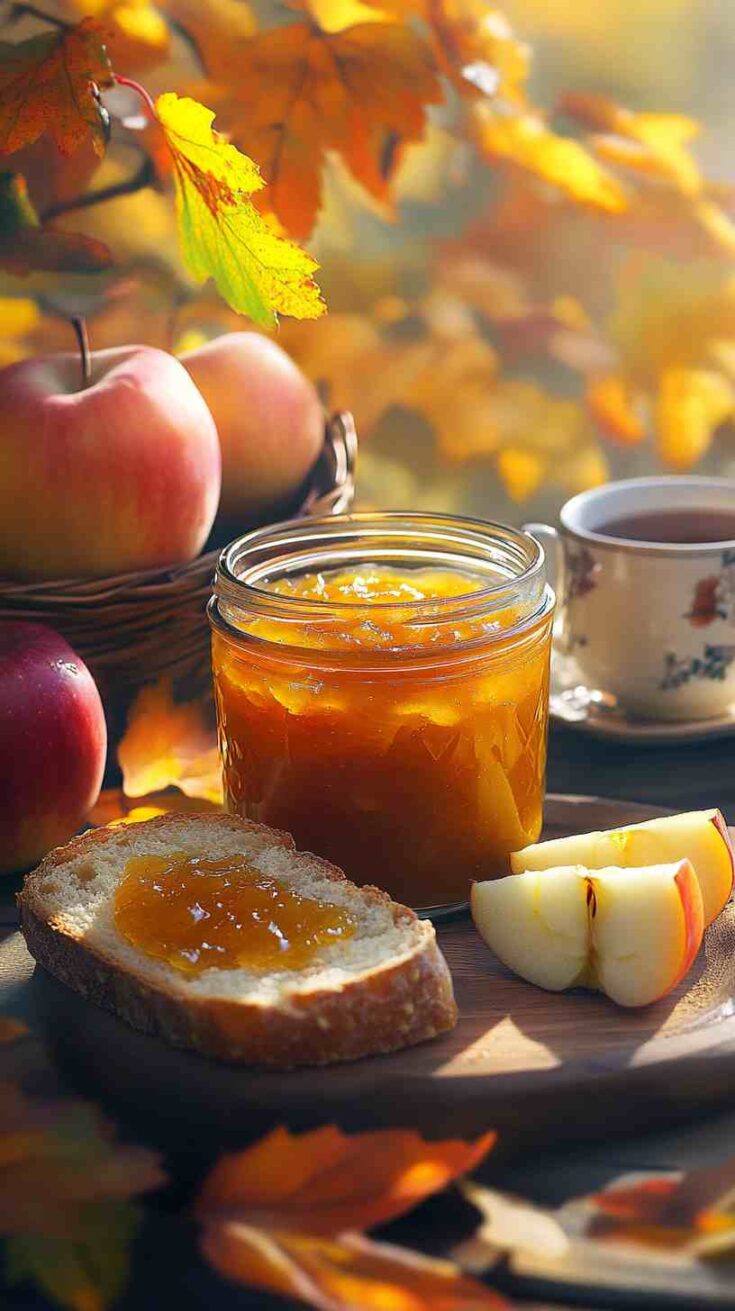 Easy Crockpot Apple Butter with Fall Flavors