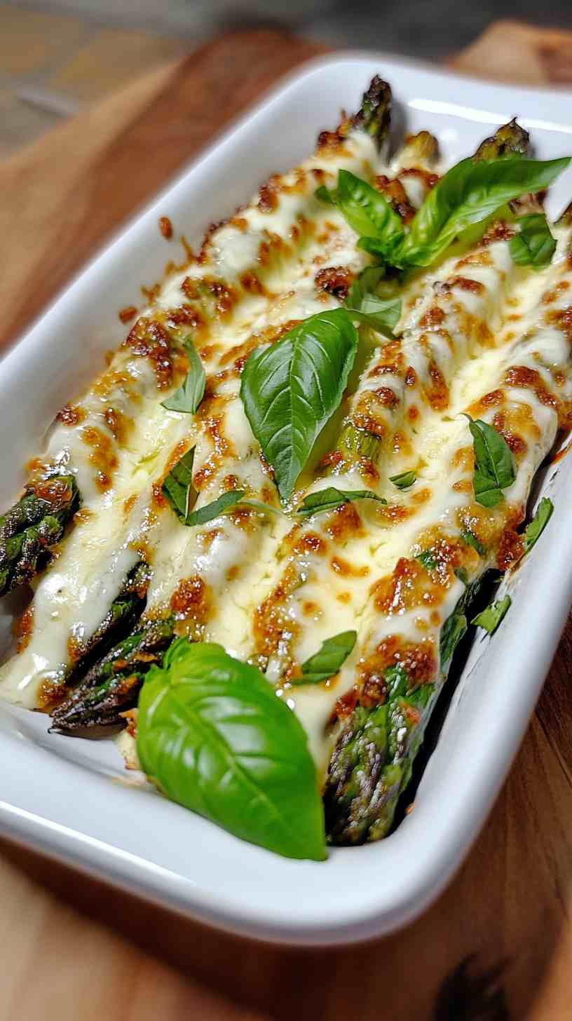 Garlic Parmesan Air Fried Asparagus