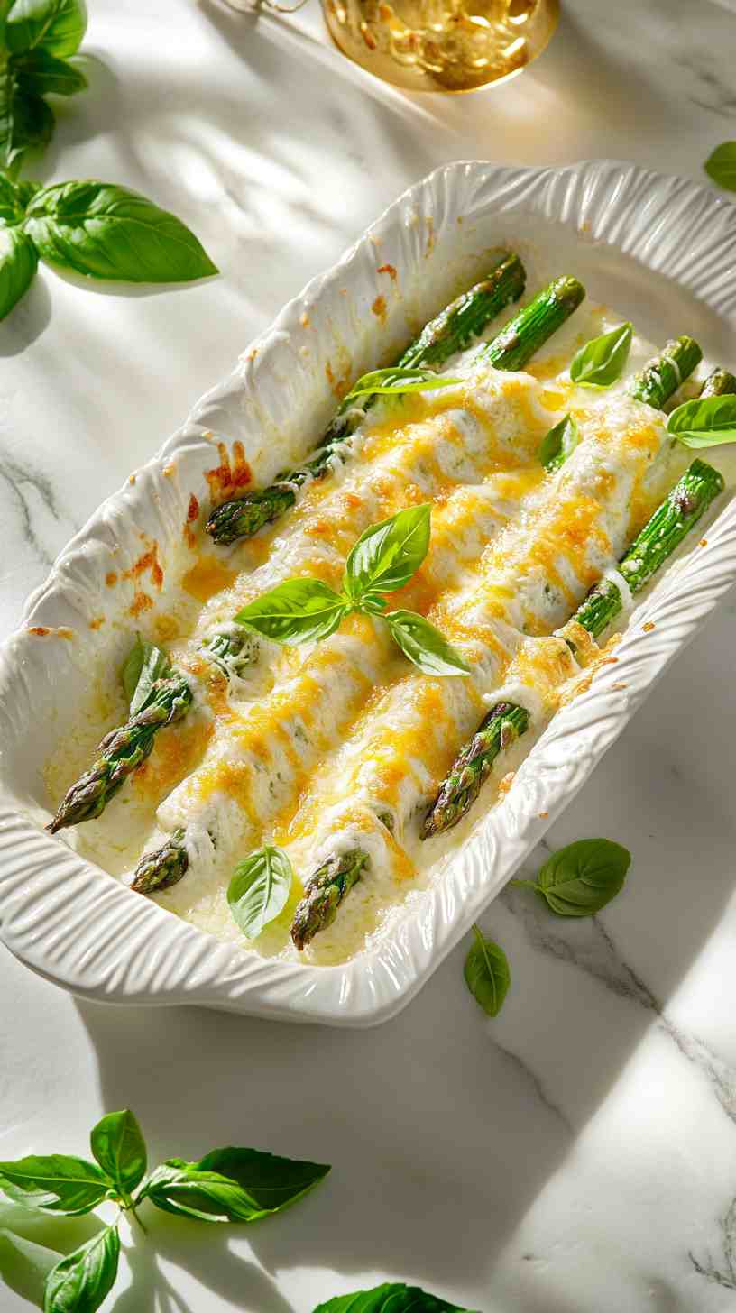 Garlic Parmesan Air Fried Asparagus