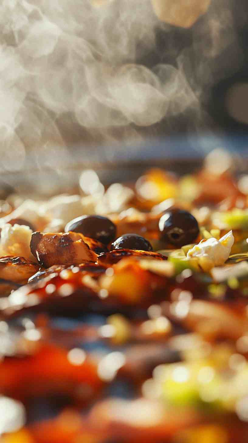 Greek Salad with Grilled Chicken and Feta