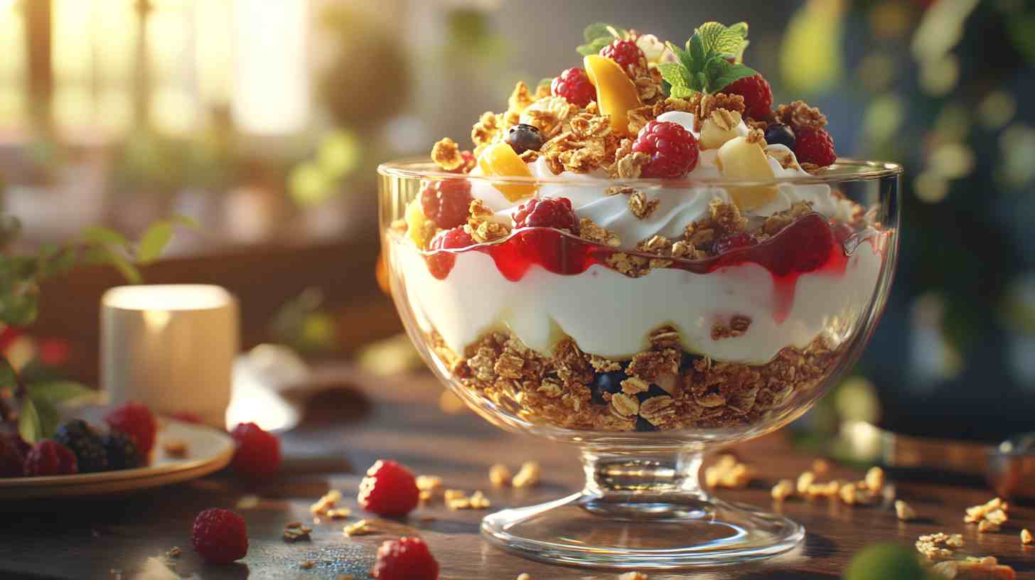 Greek Yogurt Parfait with Berries