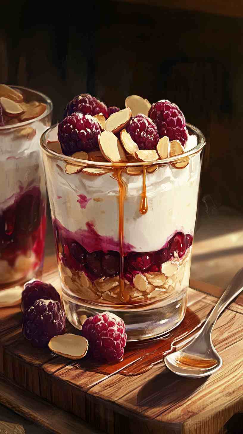 Greek Yogurt Parfait with Berries