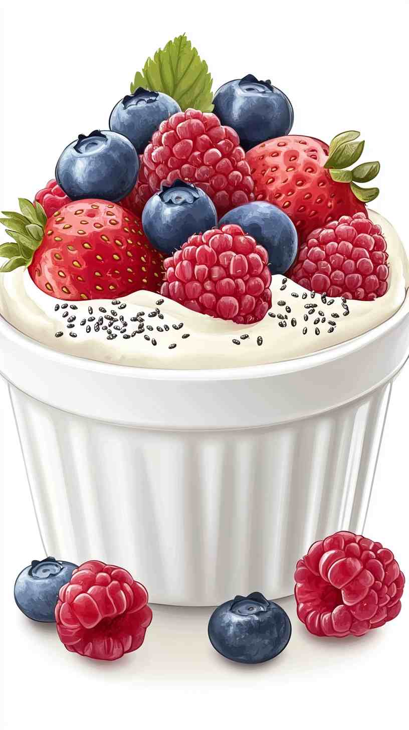 Greek Yogurt Parfait with Berries