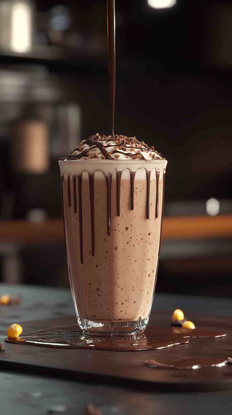 High-Protein Chocolate Recovery Shake Gym Meal