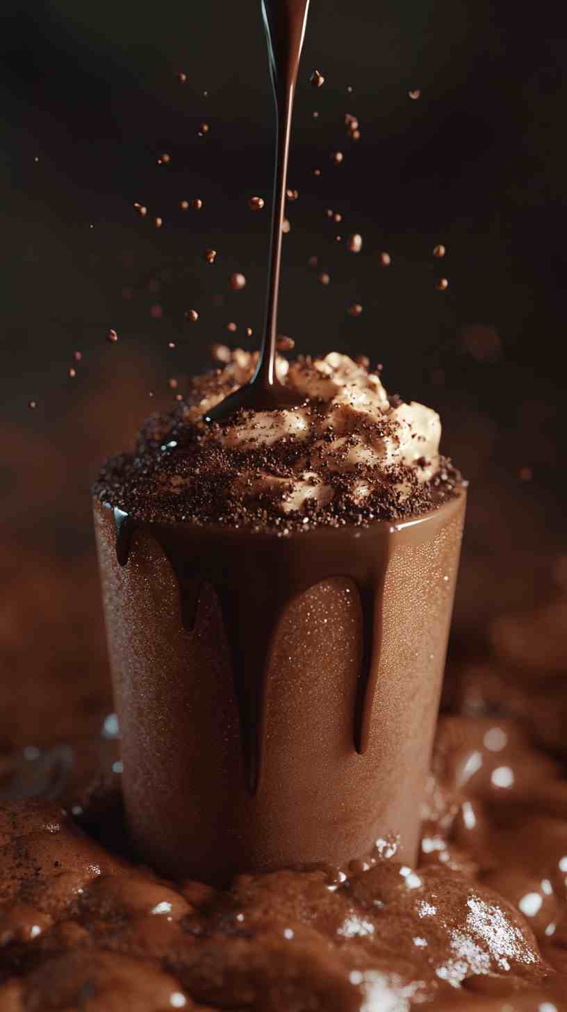 High-Protein Chocolate Recovery Shake Gym Meal