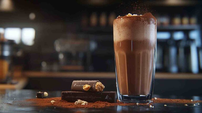 High-Protein Chocolate Recovery Shake Gym Meal